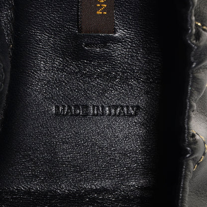 Louis Vuitton Leather Tempting Oxford Flats Black 5 of 6