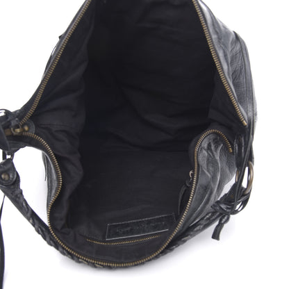 Balenciaga Agneau Classic Hardware Day Hobo Black 5 of 16