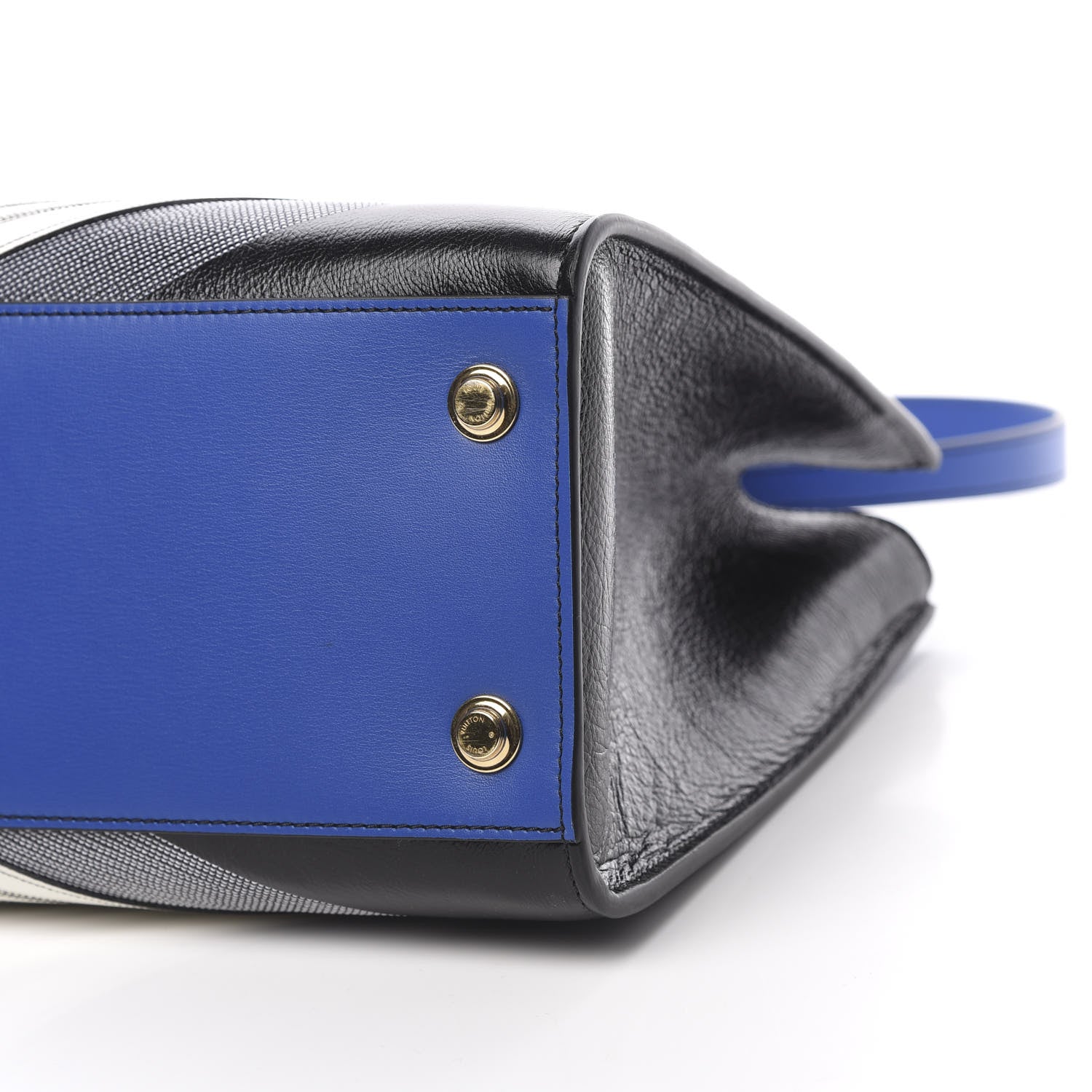 Louis Vuitton Calfskin City Steamer MM Blue 11 of 12