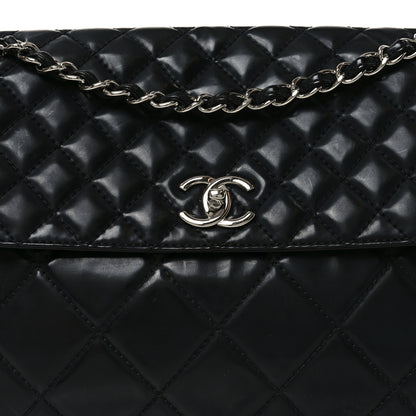 Chanel Vinyl Quilted In the Business Flap Bag Black 8 of 10