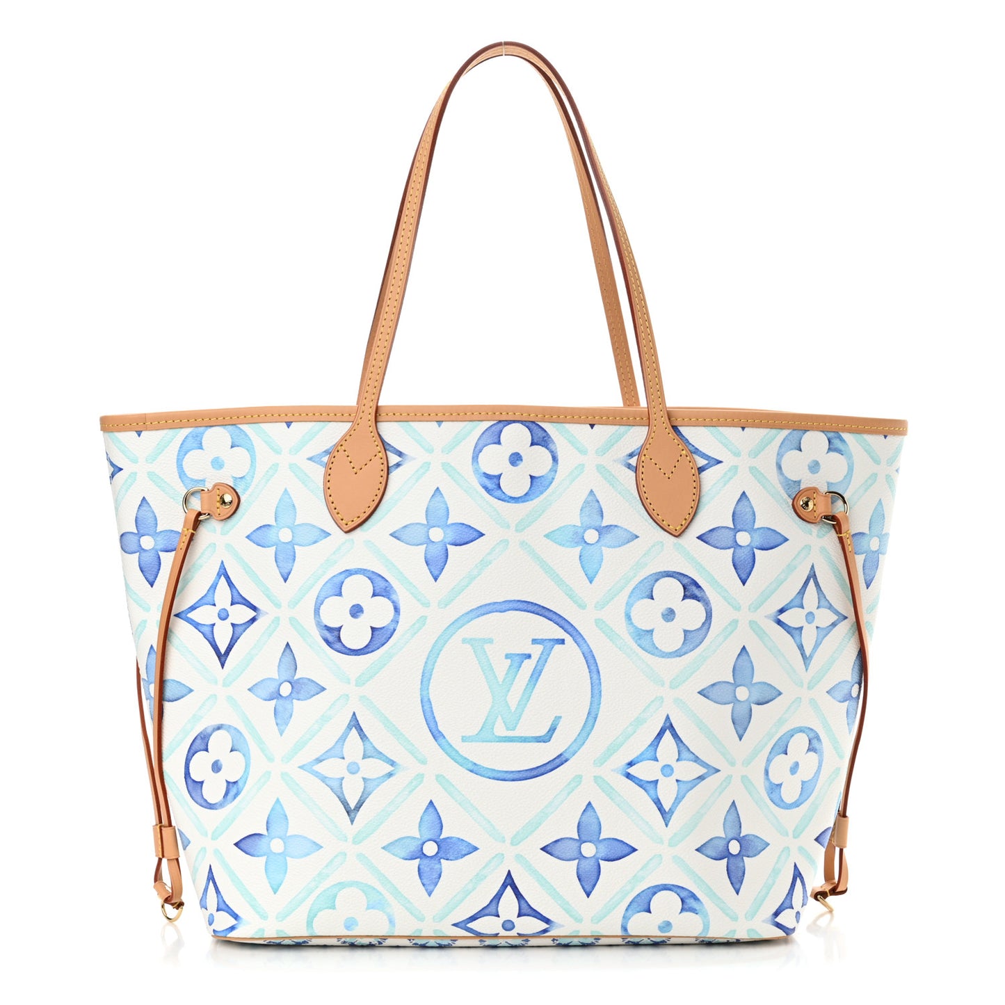 Monogram Tiles By The Pool 2.0 Neverfull MM Lagoon Blue