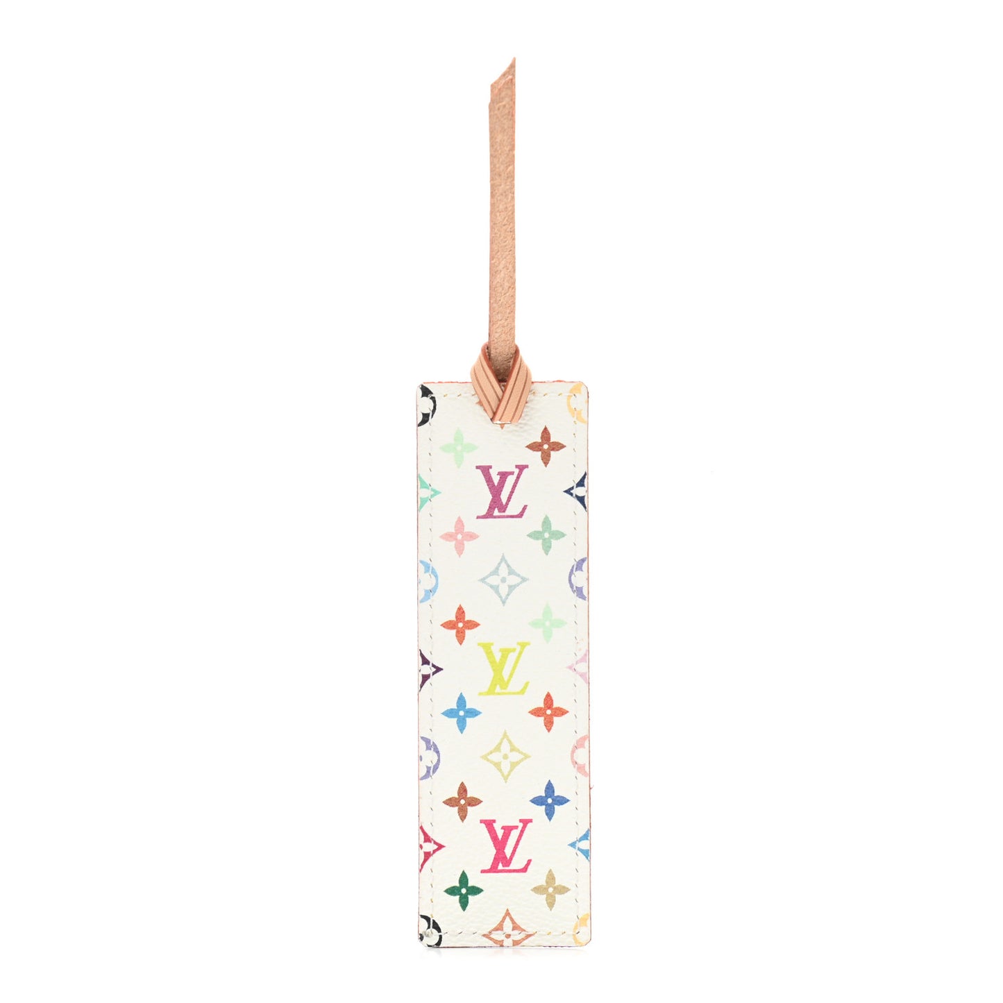 Monogram Multicolor Bookmark VIP White