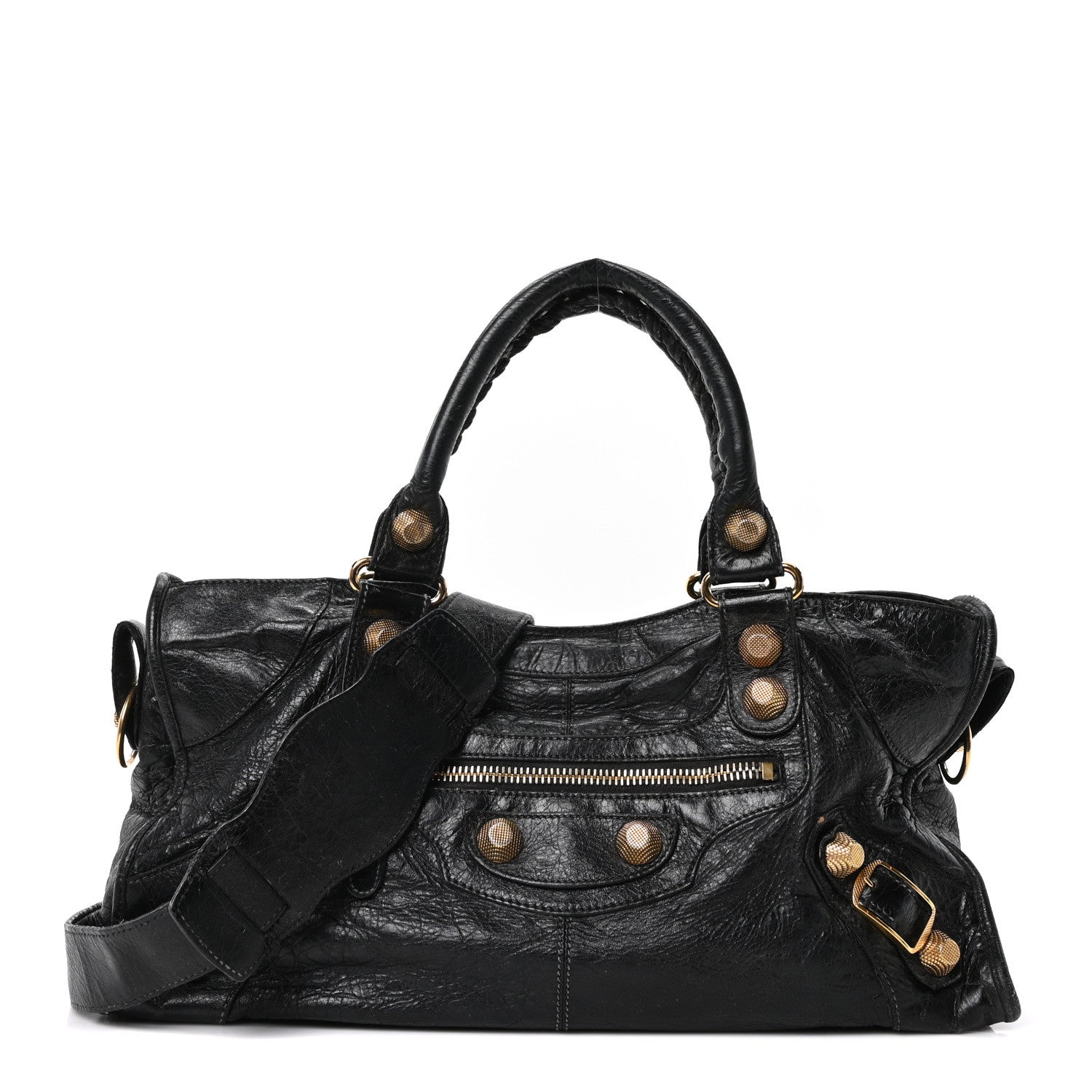 Balenciaga Agneau Giant 21 Gold Hardware Part Time Black 1 of 10
