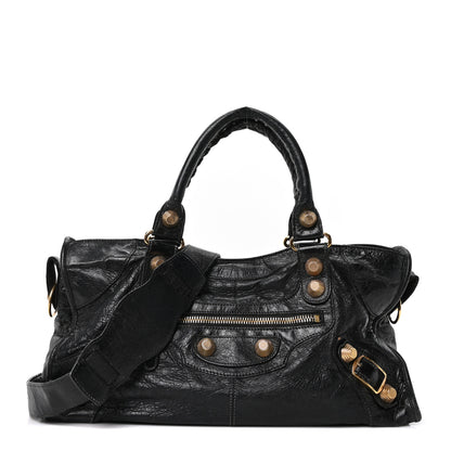 Balenciaga Agneau Giant 21 Gold Hardware Part Time Black 1 of 10