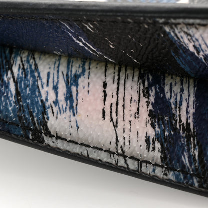 Louis Vuitton Canvas Printed Brushstroke Camouflage Pochette Jour GM Blue 9 of 9