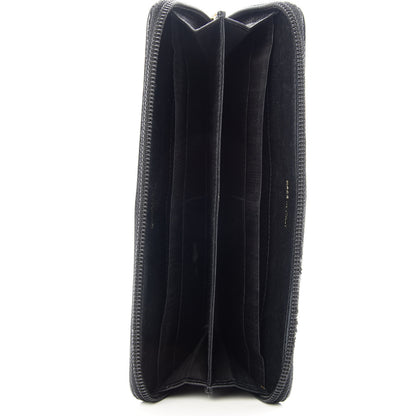 Chanel Caviar Large Timeless CC Zip Around Wallet Black 6 of 9