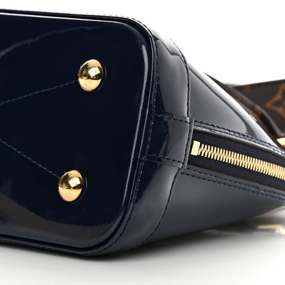 Louis Vuitton Patent Monogram Alma BB Marine 10 of 13