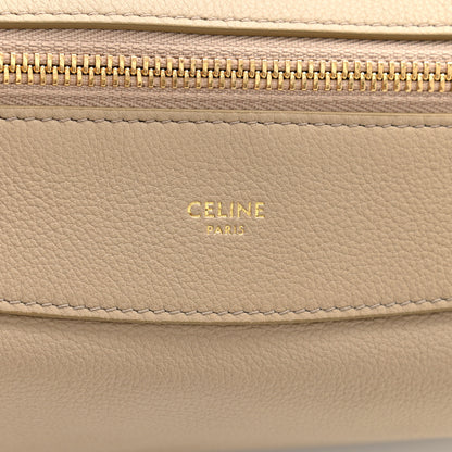 Celine Supple Calfskin Medium Romy Shoulder Bag Safari 6 of 10