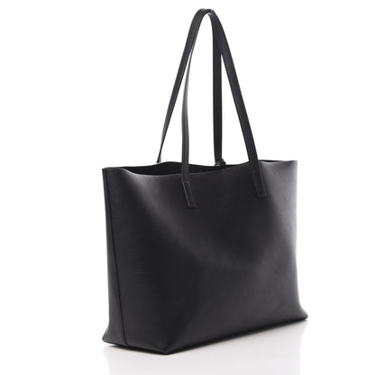 Saint Laurent Calfskin Large Shopping Tote Black 4 of 18