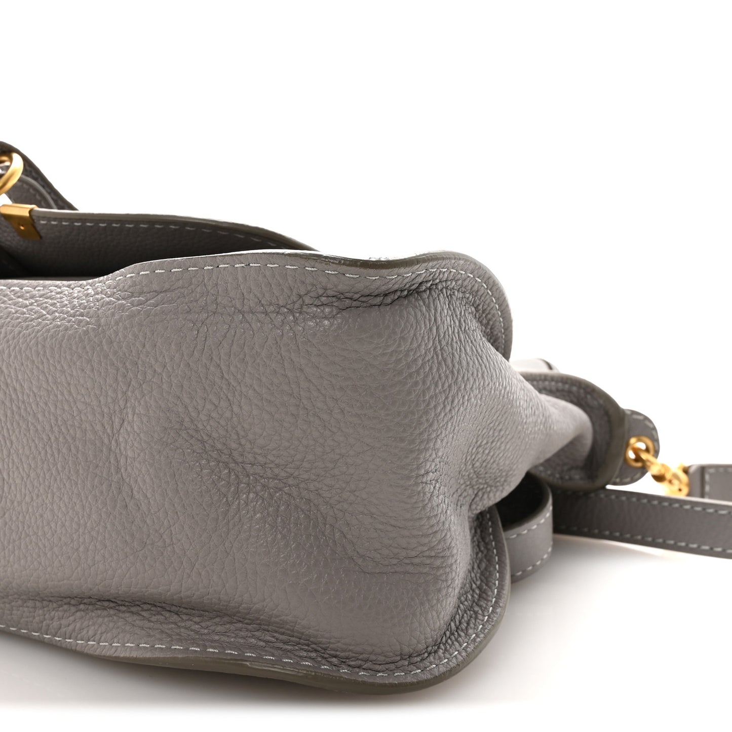 Calfskin Medium Marcie Satchel Cashmere Grey