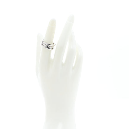 Bulgari 18K White Gold B.Zero1 Two-Band Ring 52 6 2 of 5