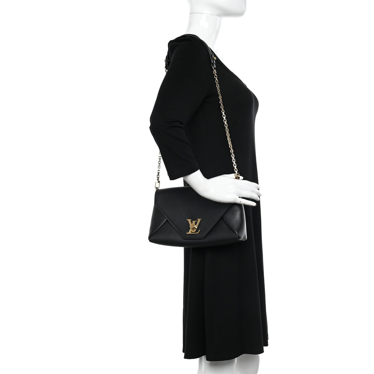 Louis Vuitton Calfskin Love Note Black 2 of 13
