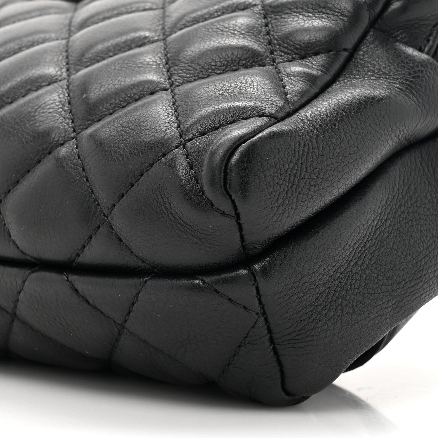 Chanel Calfskin Quilted Waist Bag Black 10 of 14