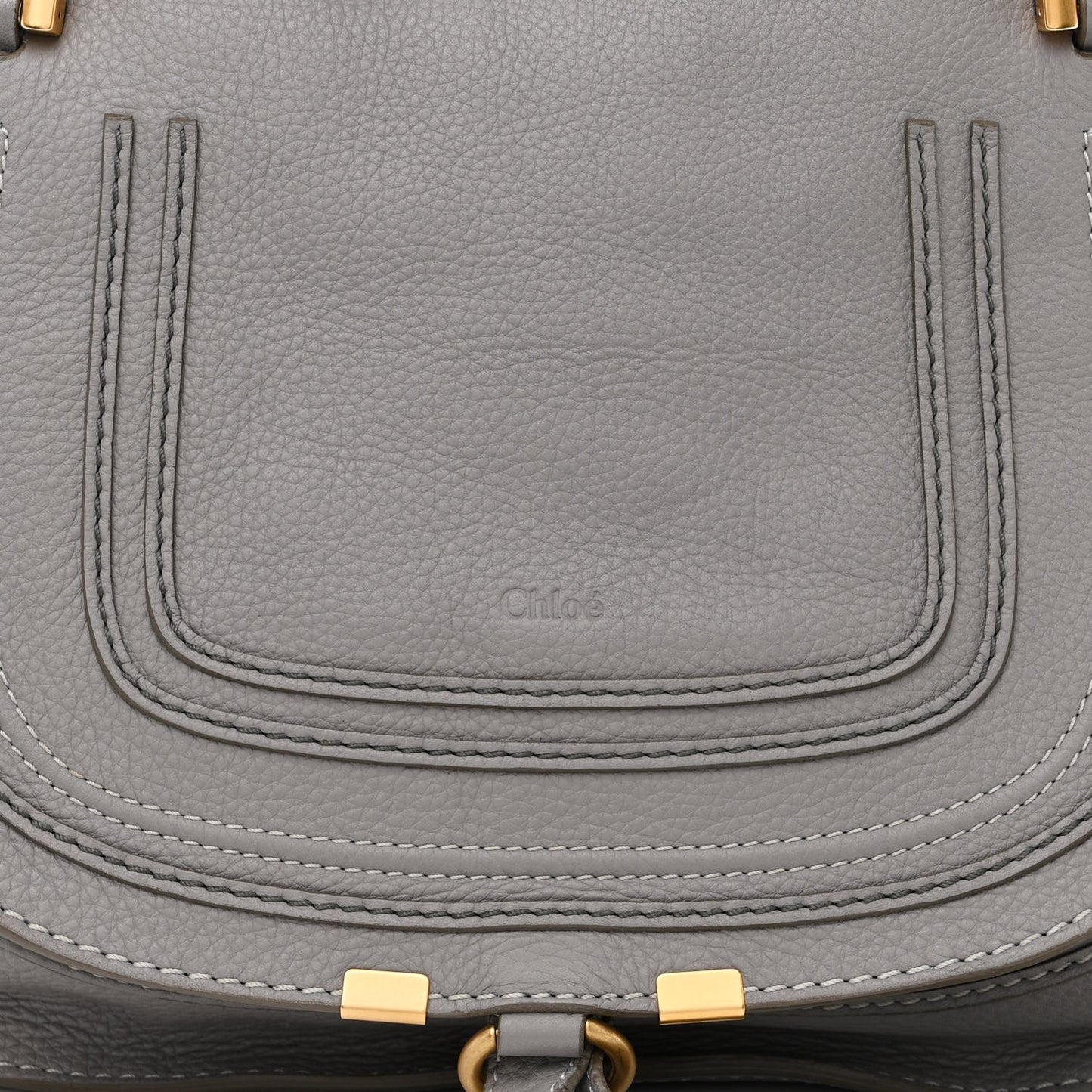 Calfskin Medium Marcie Satchel Cashmere Grey