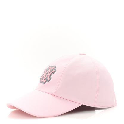 Hermes Cotton Canvas Serena Cap 57 Rose Darling 1 of 8