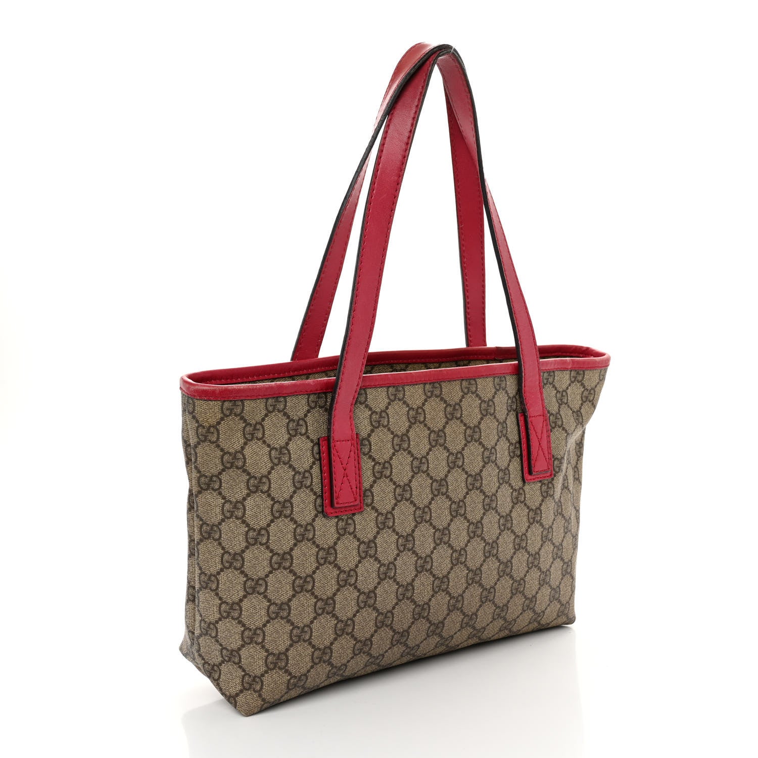Gucci GG Supreme Monogram Small Joy Tote Red 3 of 12