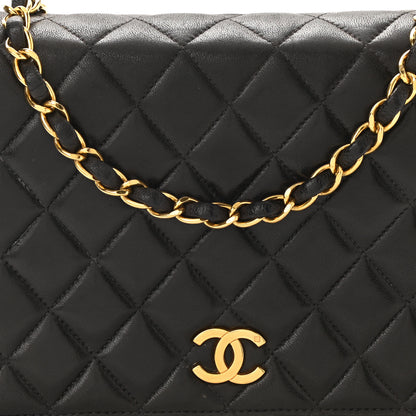 Chanel Lambskin Quilted Small Single Flap Bag Black 9 of 11