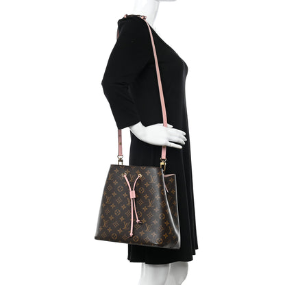 Louis Vuitton Monogram Neonoe MM Rose Poudre 2 of 10