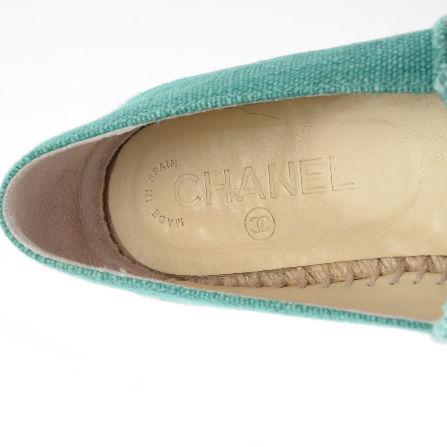 Toile CC Espadrilles 38 Green Black