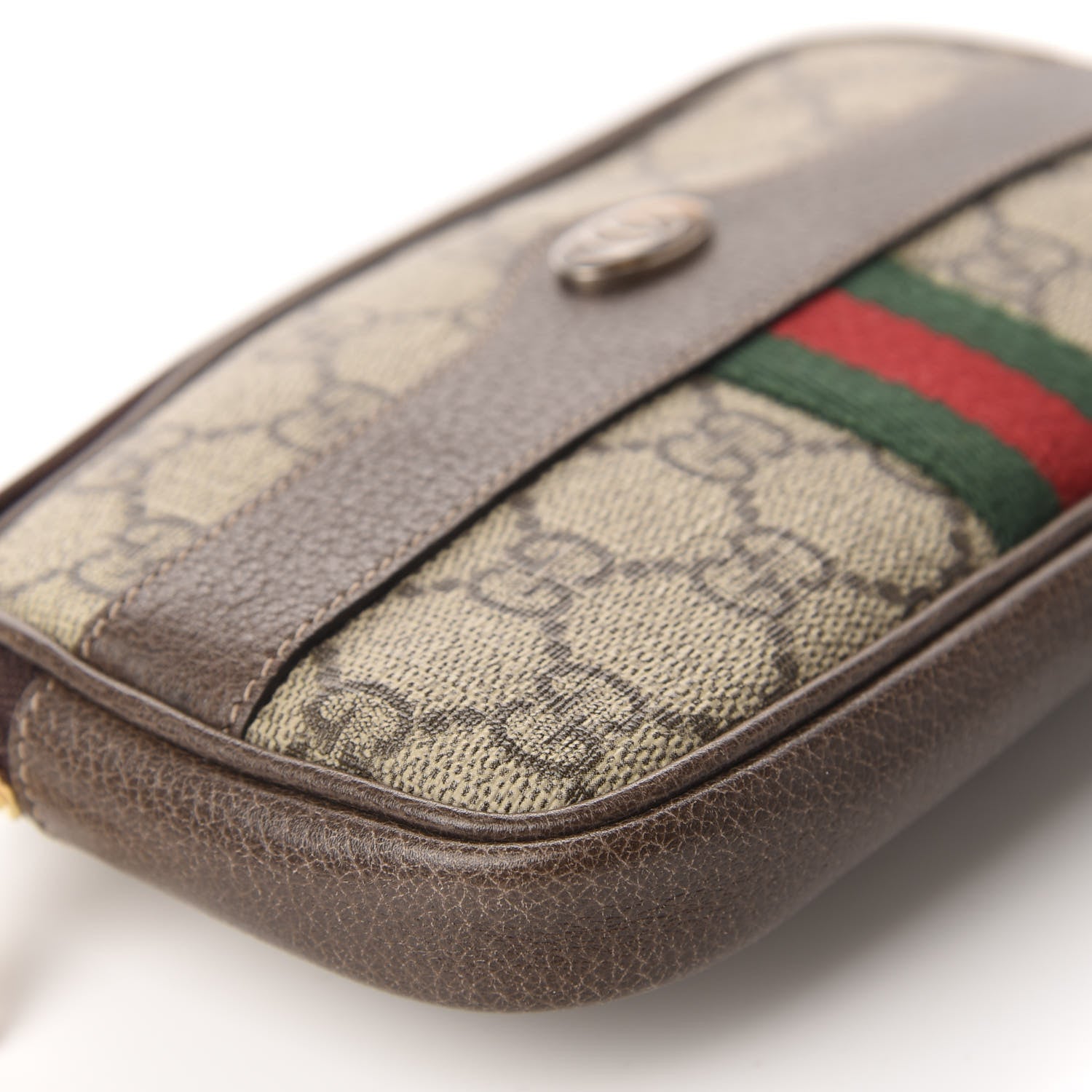 Gucci GG Supreme Monogram Ophidia Belted iPhone Case 65 26 Dark Brown 6 of 11