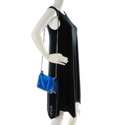 Stella McCartney Shaggy Deer Falabella Crossbody Bag Blue 2 of 8