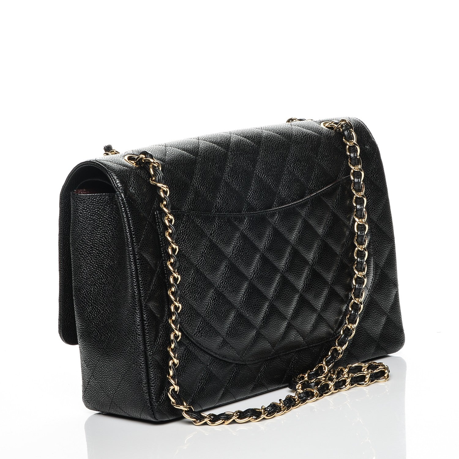 Chanel Caviar Quilted Maxi Double Flap Black 3 of 7