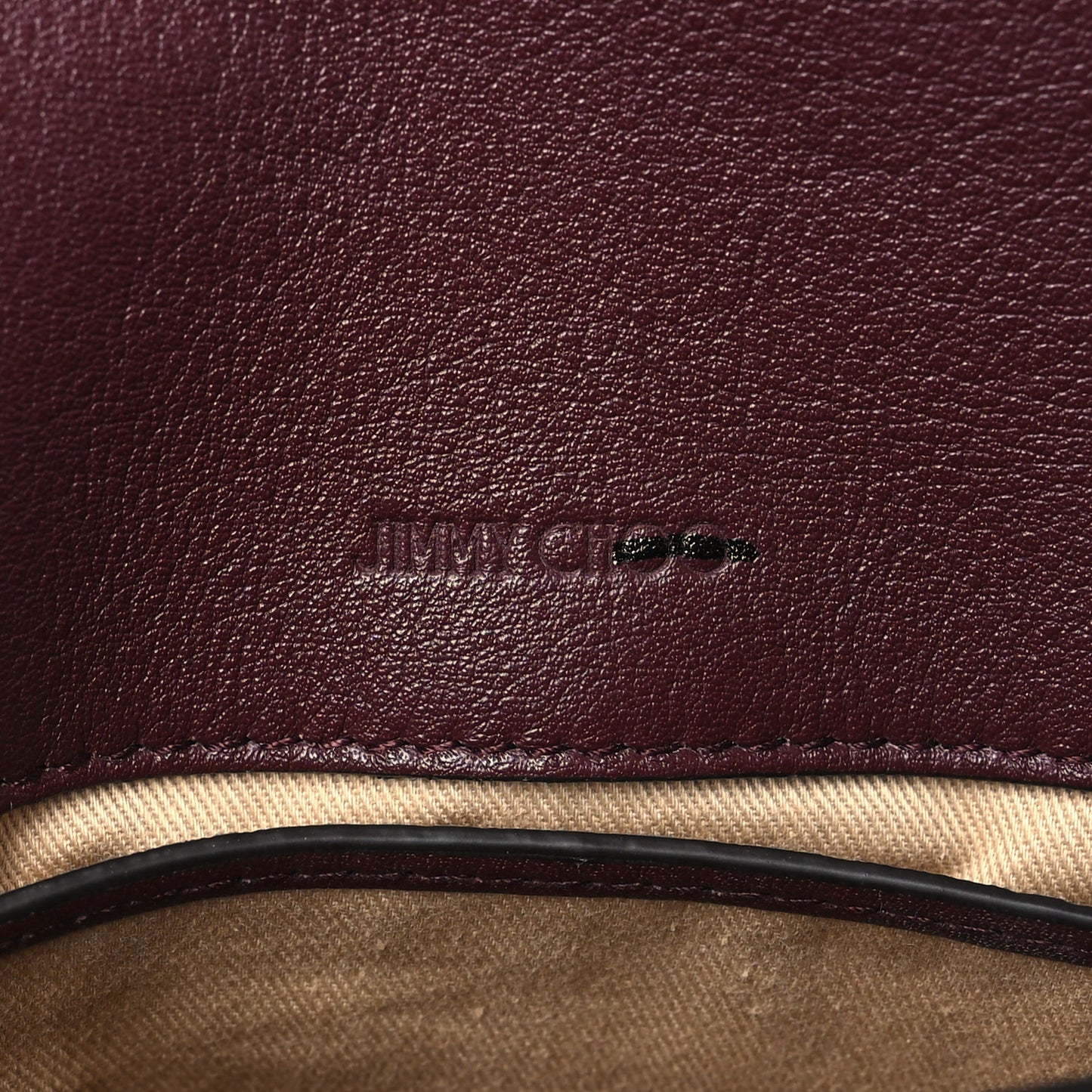 Calfskin Lizard Embossed Crystal Cheri Satchel Bordeaux