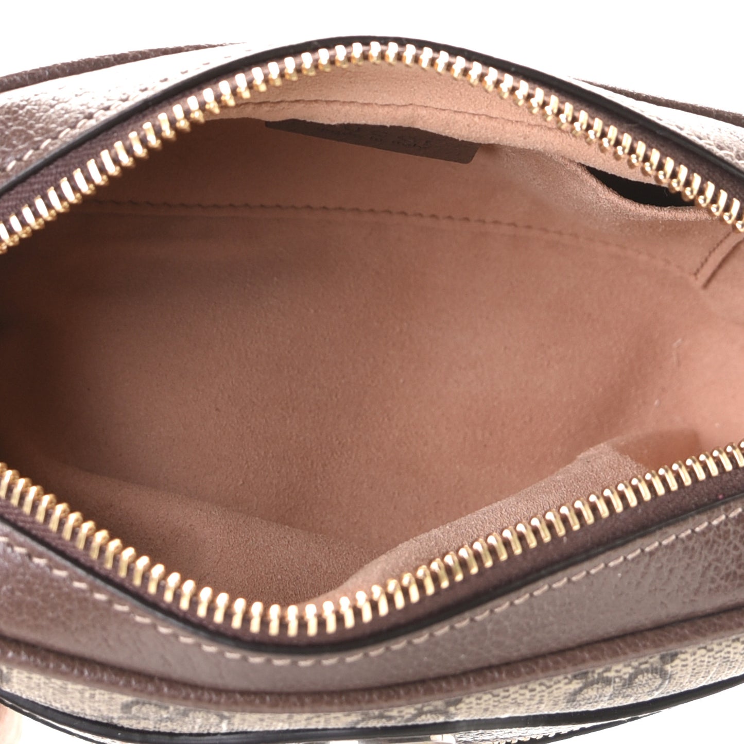 GG Supreme Monogram Web Mini Ophidia Shoulder Bag Brown