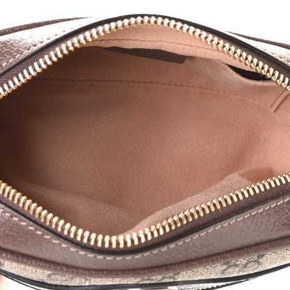 Gucci GG Supreme Monogram Web Mini Ophidia Shoulder Bag Brown 6 of 6