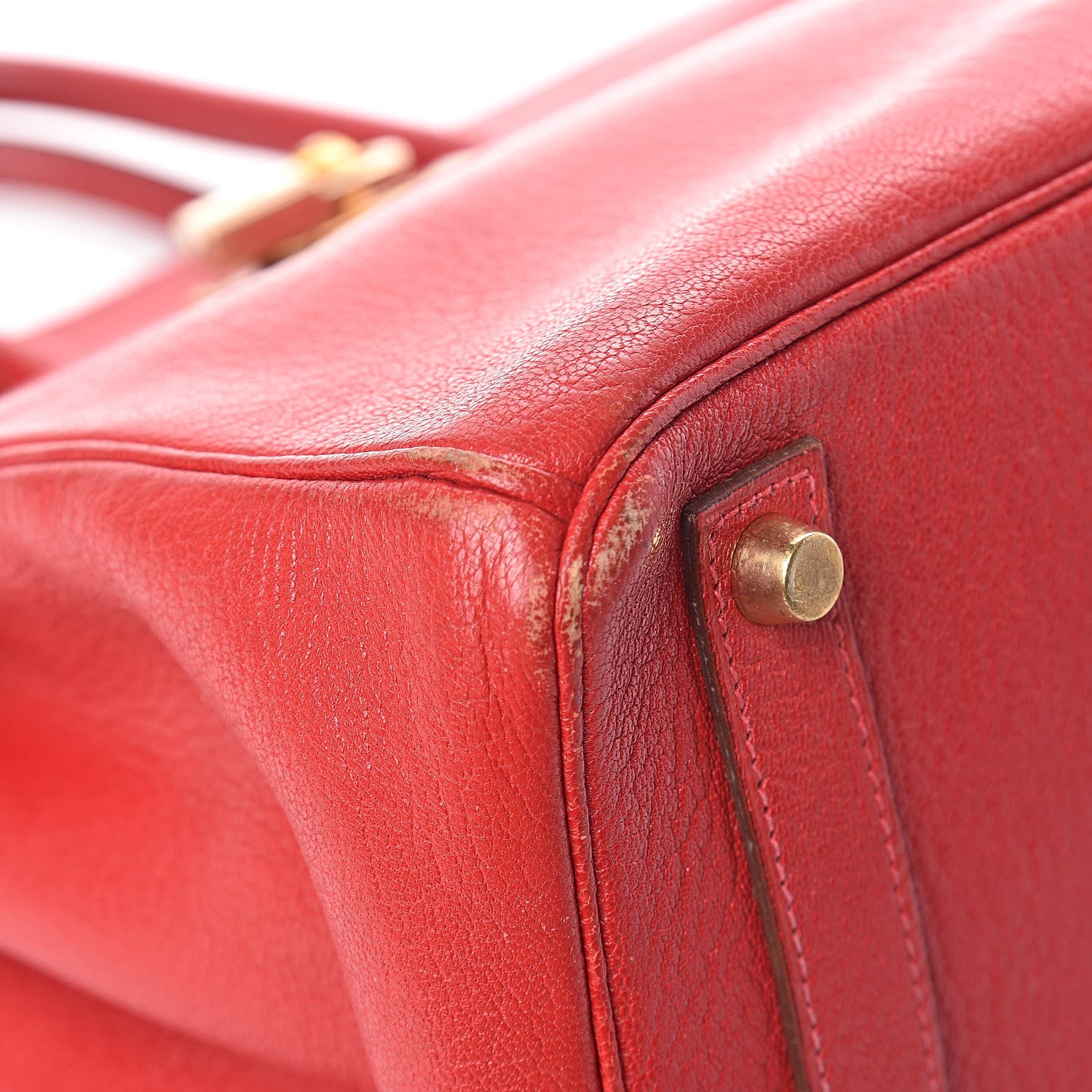 Hermes Chevre Mysore HAC Birkin 32 Rouge Vif 34 of 42