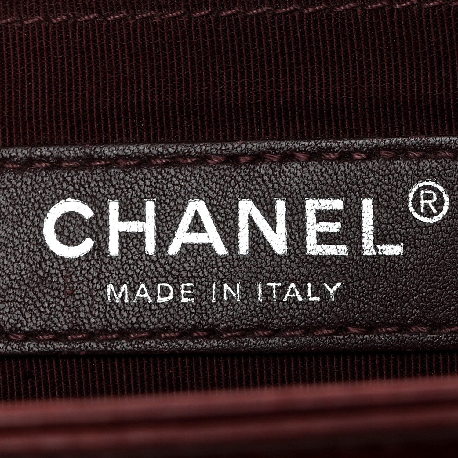 Chanel Glazed Calfskin Quilted Medium Boy Chained Flap Bordeaux 6 of 11