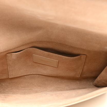 Saint Laurent Calfskin Classic Y Ligne Clutch Light Beige 5 of 10