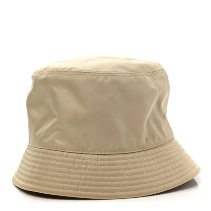 Prada Re-Nylon Metal Triangle Logo Womens Bucket Hat S Deserto 2 of 10