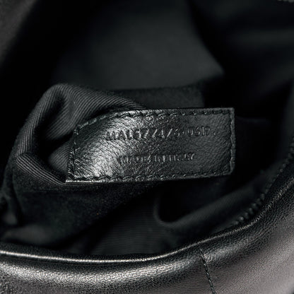 Saint Laurent Lambskin Quilted Monogram Monochrome Small Loulou Puffer Chain Satchel Black 8 of 11