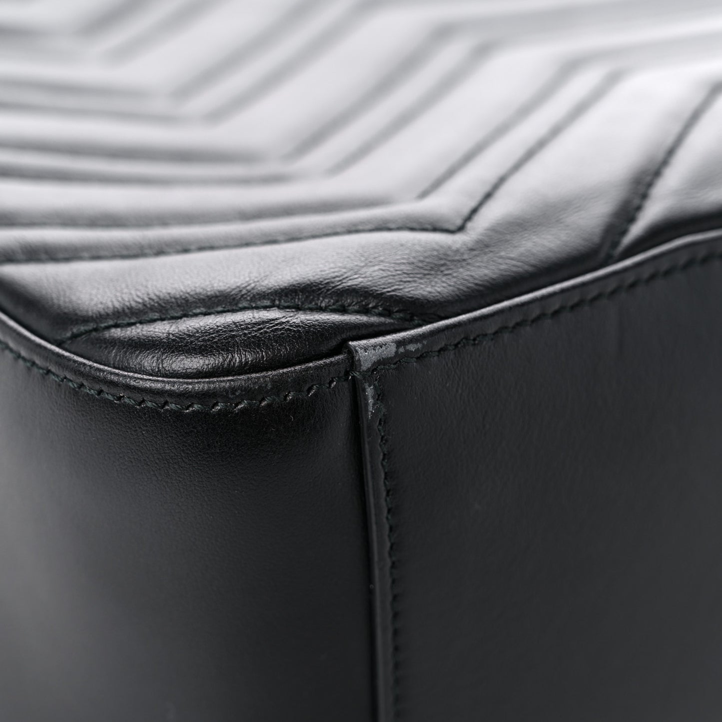 Calfskin Matelasse GG Marmont Backpack Black