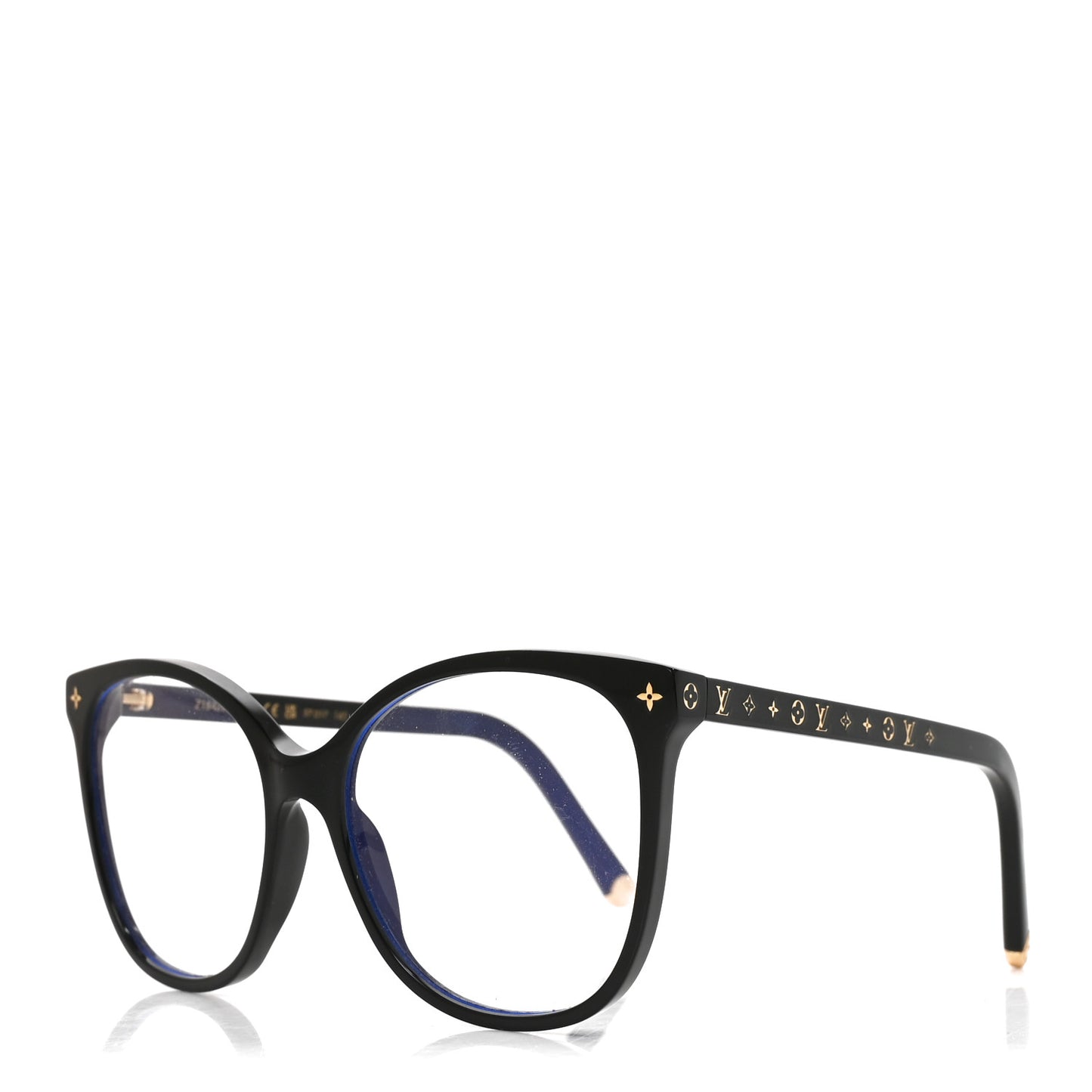 Acetate My Monogram Anti-Blue Light Sunglasses Z1842W Black