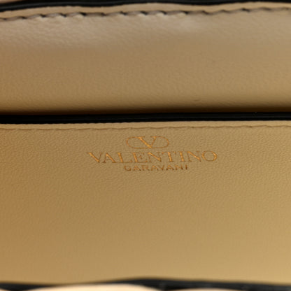 Valentino Garavani Wicker Calfskin Vlogo Small Loco Shoulder Bag Natural Ivory 6 of 10