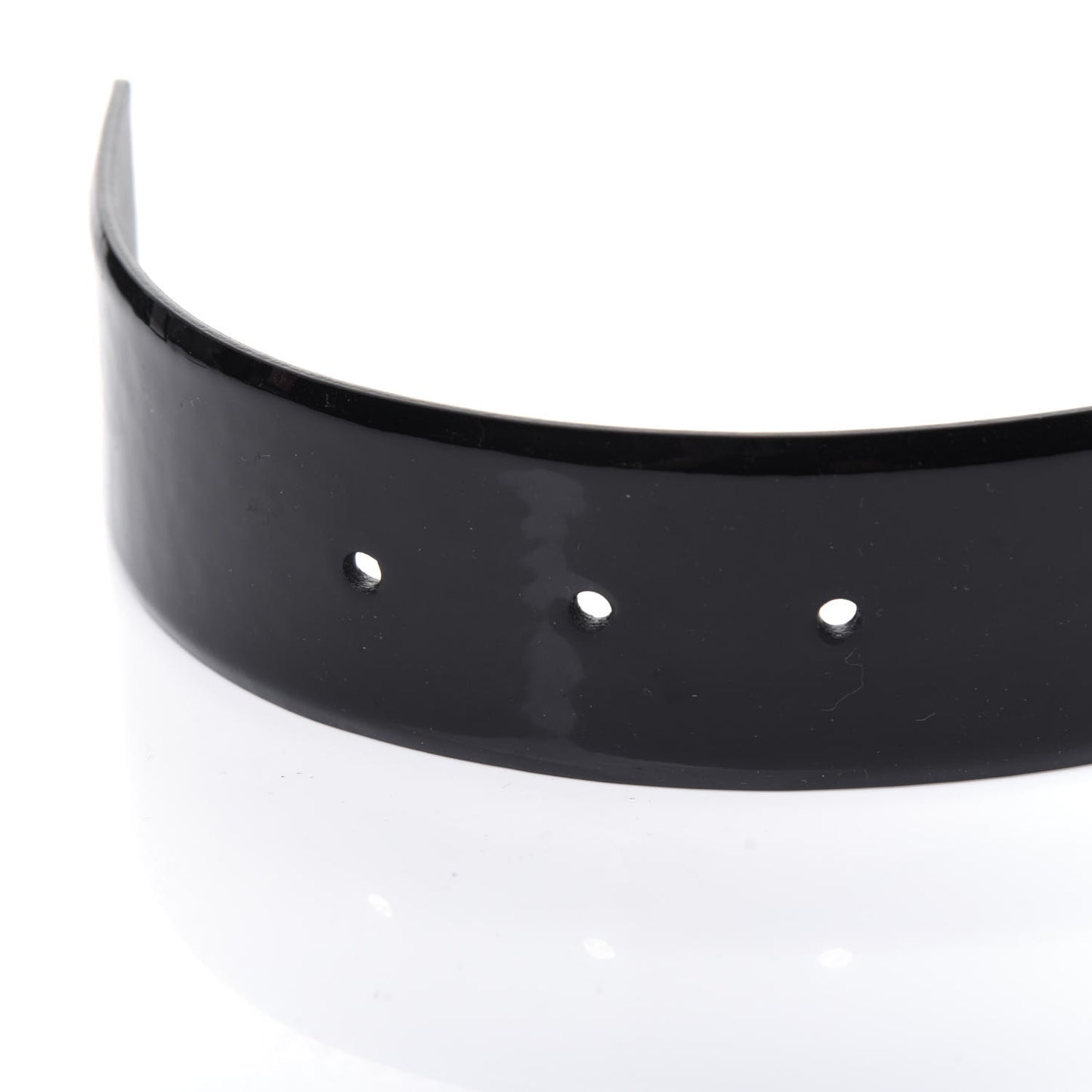Patent Calfskin Belt 80 32 Black