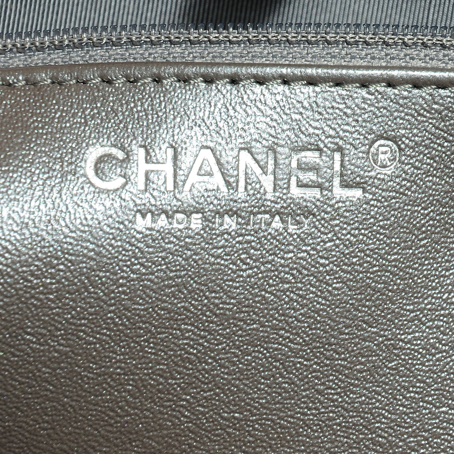 Chanel Metallic Caviar Large Be Caviar Tote Silver 6 of 8