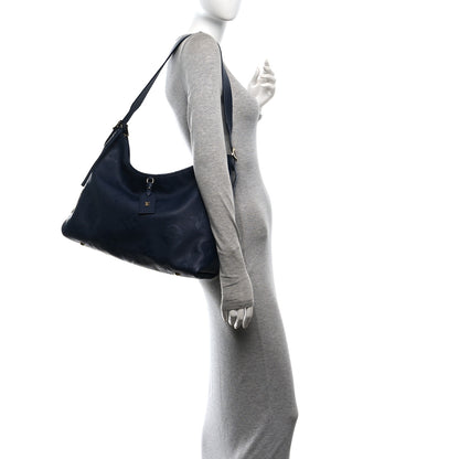 Louis Vuitton Empreinte Monogram Giant CarryAll MM Navy 2 of 9