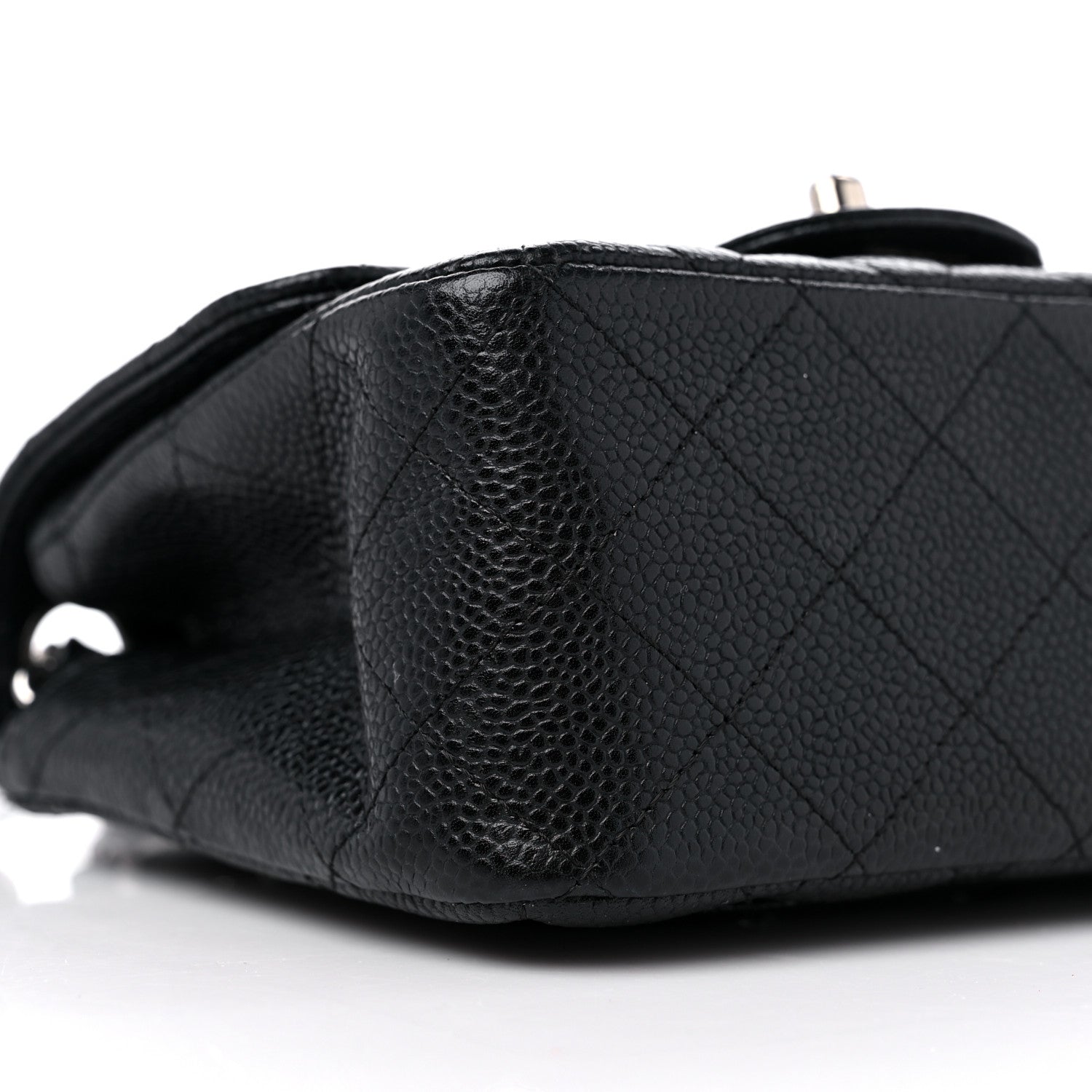 Chanel Caviar Quilted Mini Square Flap Black 8 of 9