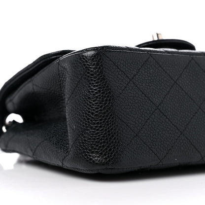 Chanel Caviar Quilted Mini Square Flap Black 8 of 9