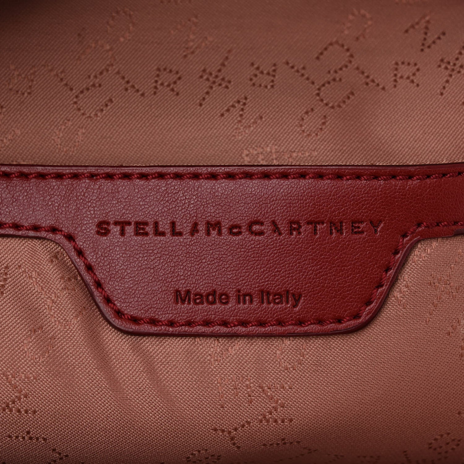 Stella McCartney Shaggy Deer Mini Falabella Backpack Ruby 6 of 13