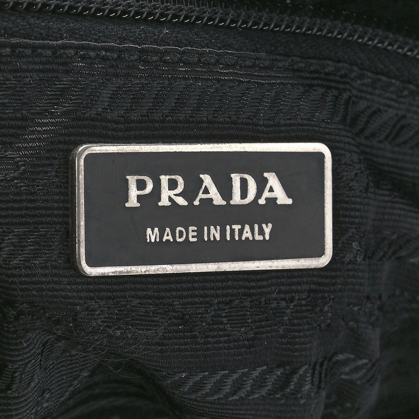 Nylon Flat Messenger Bag Black