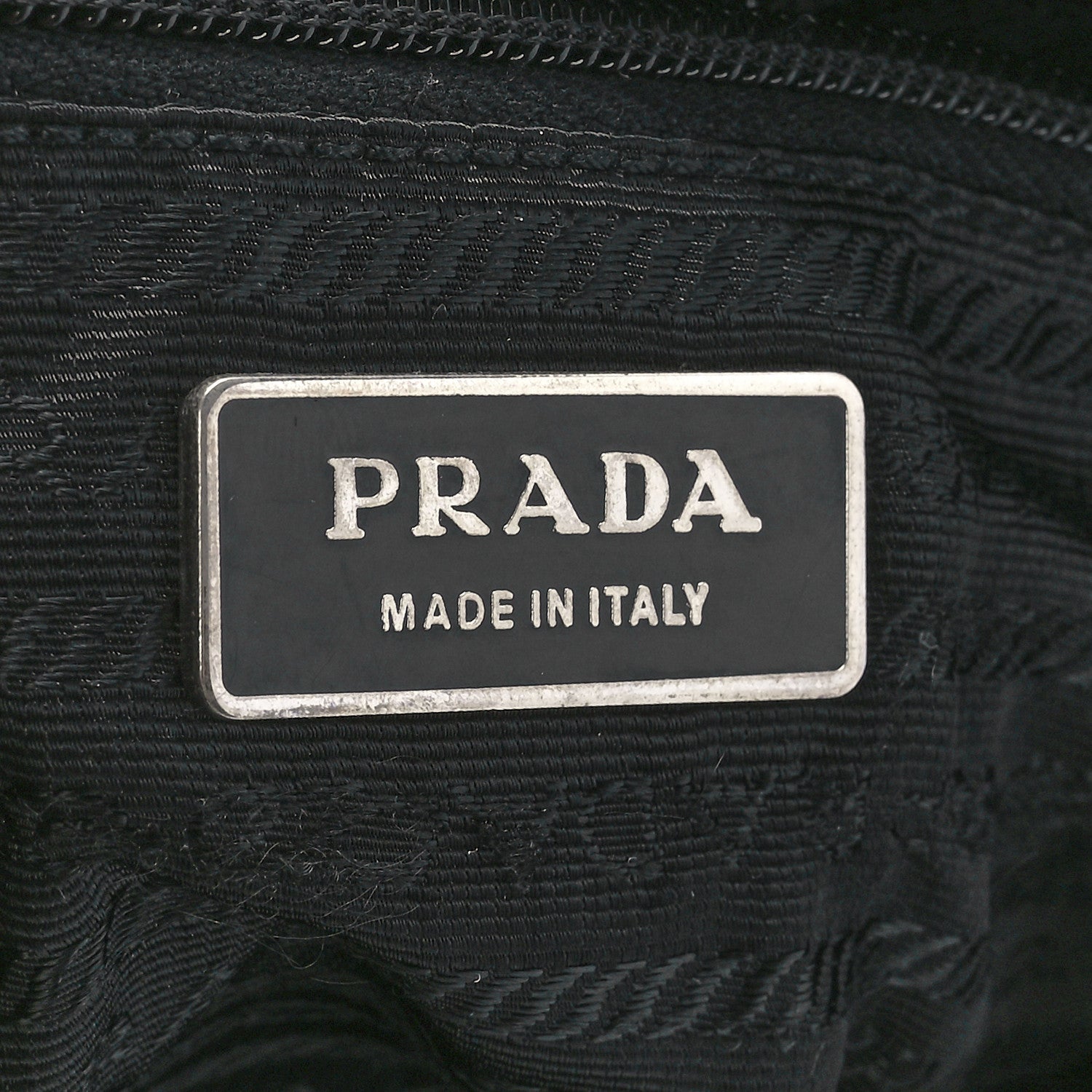 Prada Nylon Flat Messenger Bag Black 6 of 11