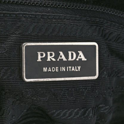Prada Nylon Flat Messenger Bag Black 6 of 11