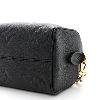Louis Vuitton Empreinte Monogram Giant Speedy Bandouliere 20 Black 9 of 10