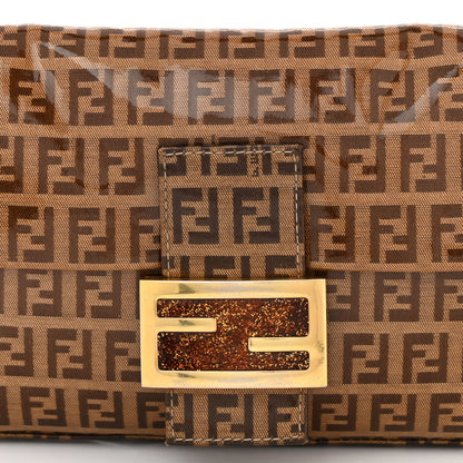 Fendi Vinyl Zucchino Baguette Tobacco 7 of 11