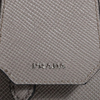 Prada Saffiano Cuir Double Handle Tote Argilla 10 of 14