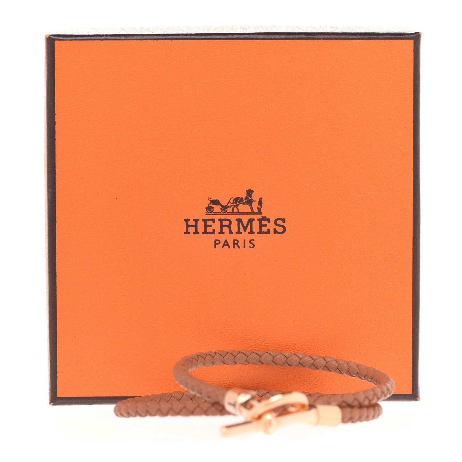 Hermes Swift Glenan Double Tour Bracelet T2 Gold 6 of 6